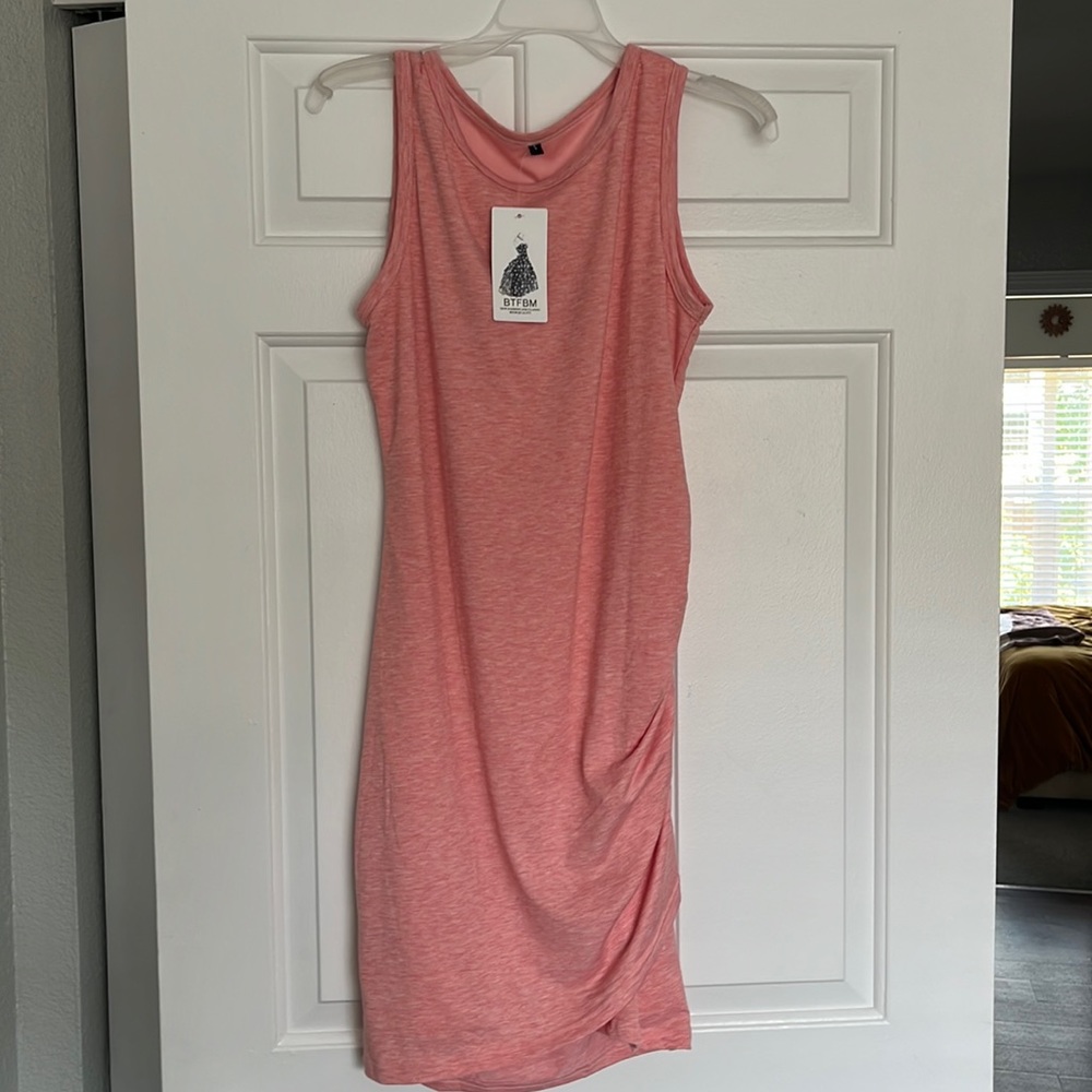 BTFBM peach dress, size S